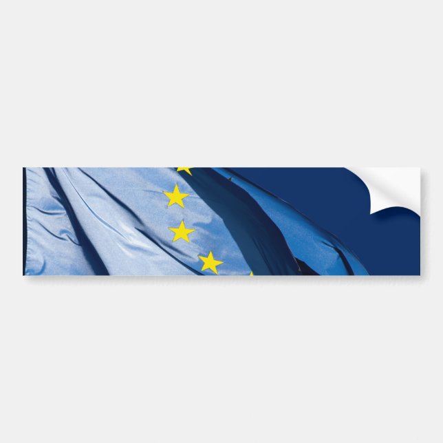 European flag bumper sticker (Front)