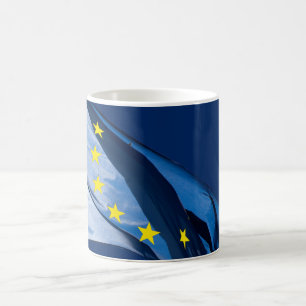 European flag coffee mug