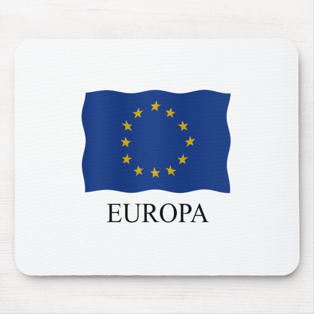 European flag Europa Mouse Mat (Front)