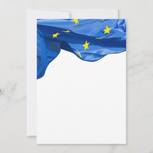 European flag invitation (Front)