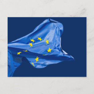 European flag postcard