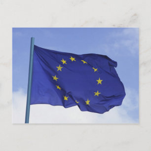 European Flag RF) Postcard