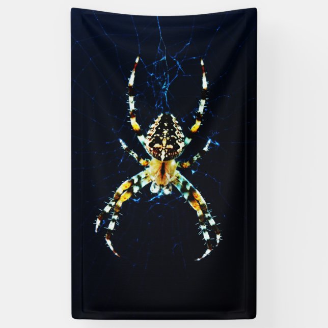 European Garden Spider bnra Banner (Vertical)