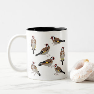 European Goldfinch Two-Tone Coffee Mug