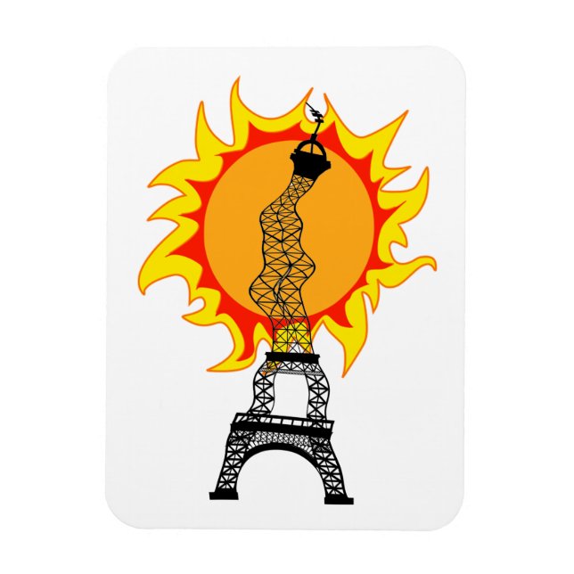 European Heat Wave Magnet (Vertical)