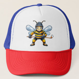 European honey bee (Apis mellifera) Trucker Hat