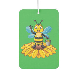 European honey bee car air freshener