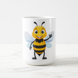 European honey bee coffee mug