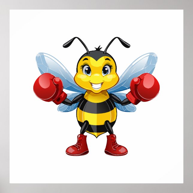 European honey bee poster (Front)
