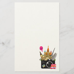 European Landmarks with a Camera Stationery