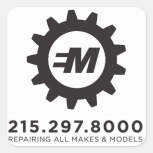 European Motor Services, LLC Decal Square Sticker