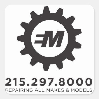 European Motor Services, LLC Decal Square Sticker