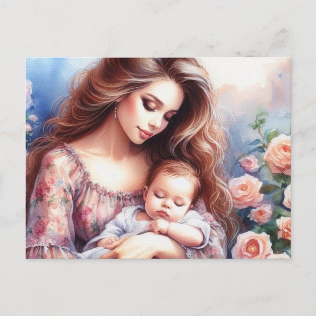 European Mum 4 Postcard (Front)