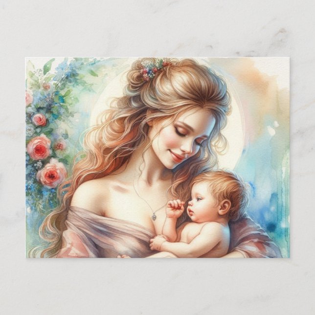 European Mum Postcard (Front)