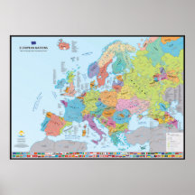 European Nations Carte des Nations (en anglais)
