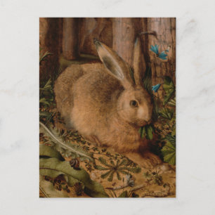 European Painting detail for Rabbit Year 2023 Postcard