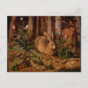European Painting for Rabbit Year 2023 Postcard