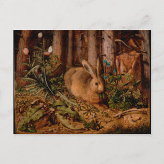 European Painting for Rabbit Year 2023 Postcard