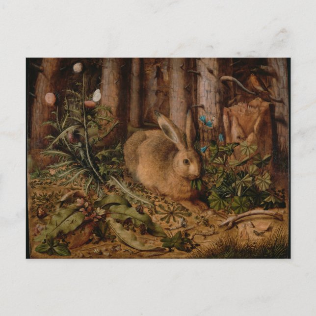 European Painting for Rabbit Year 2023 Postcard (Front)