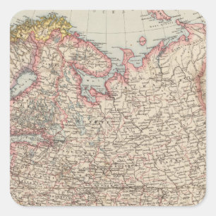 European Russia Square Sticker