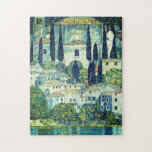 European Scenery Jigsaw Puzzle<br><div class="desc">A frameable scene 
Challenging 
Gustav Klimt's Kirche in Cassone (1913)</div>