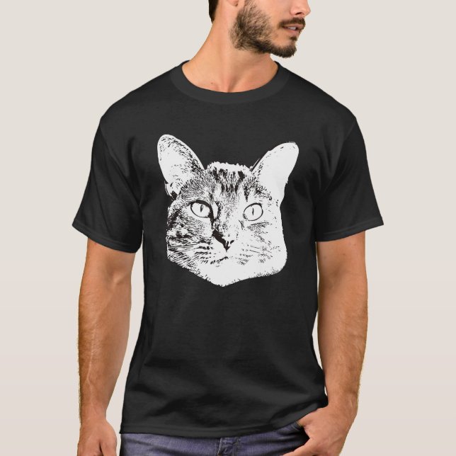 European Shorthair Cat T-Shirt (Front)