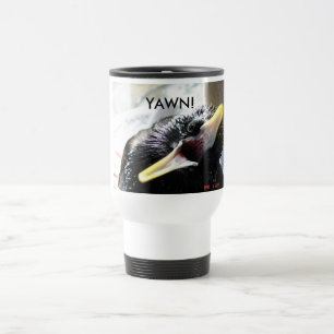 European starling travel mug