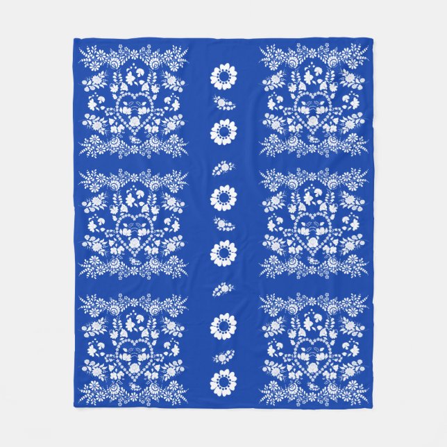 European Traditional Folk Art Blanket (Front)