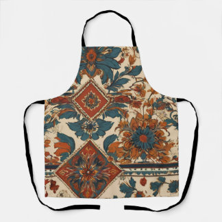 European Traditional Seamless Pattern  Apron