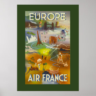European Travel Poster
