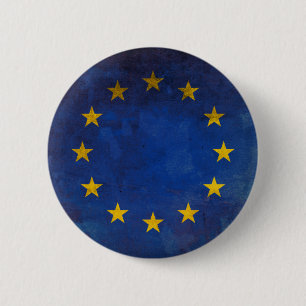 European Union 6 Cm Round Badge