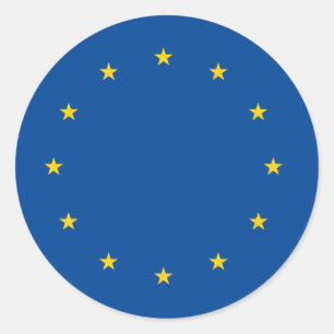 European Union Classic Round Sticker