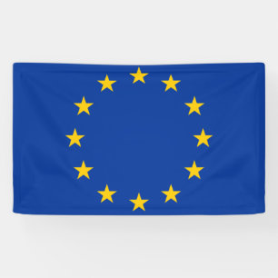 European Union EU Flag Banner