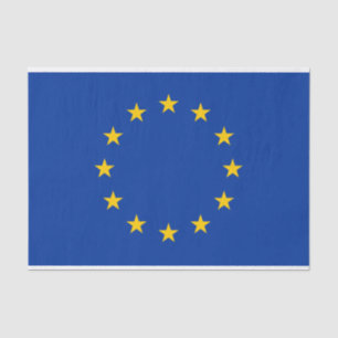 European Union EU flag gift wrapping tissue paper