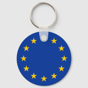European Union EU Flag Key Ring
