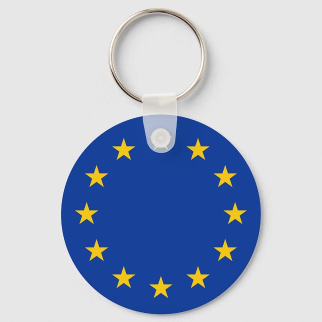 European Union EU Flag Key Ring (Front)