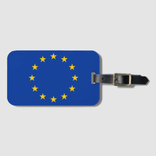 European Union EU Flag Luggage Tag