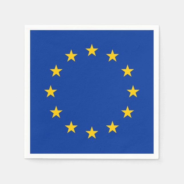 European Union EU Flag Napkin (Front)