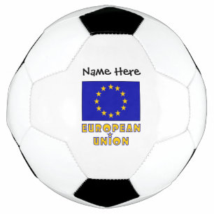 European Union EU Flag Personalised Football