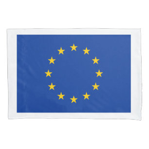 European Union EU flag pillowcase sleeve for bed