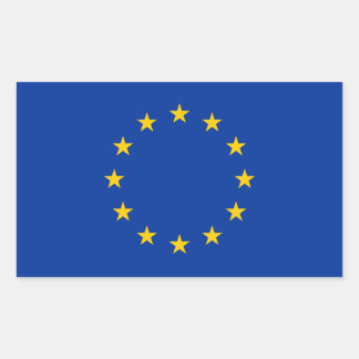 European Union - EU Flag Rectangular Sticker