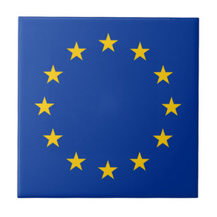 European Union EU Flag Tile