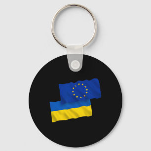 European Union Eu For Ukraine - Ukraine Strong Clo Key Ring
