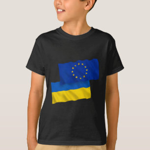 European Union Eu For Ukraine - Ukraine Strong Clo T-Shirt