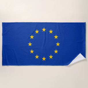 European Union Flag Beach Towel