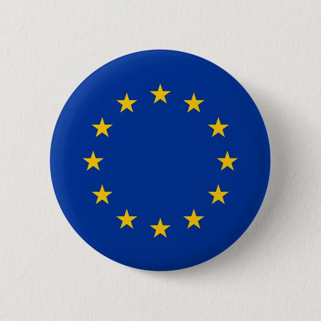 European Union flag Button (Front)