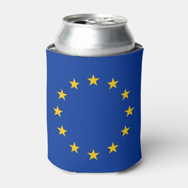 European Union Flag Can Cooler (Can Front)