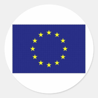 European Union Flag Classic Round Sticker