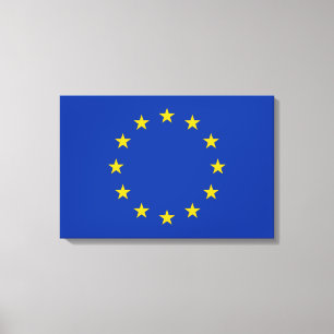 European Union Flag (EU) (Europe) Canvas Print