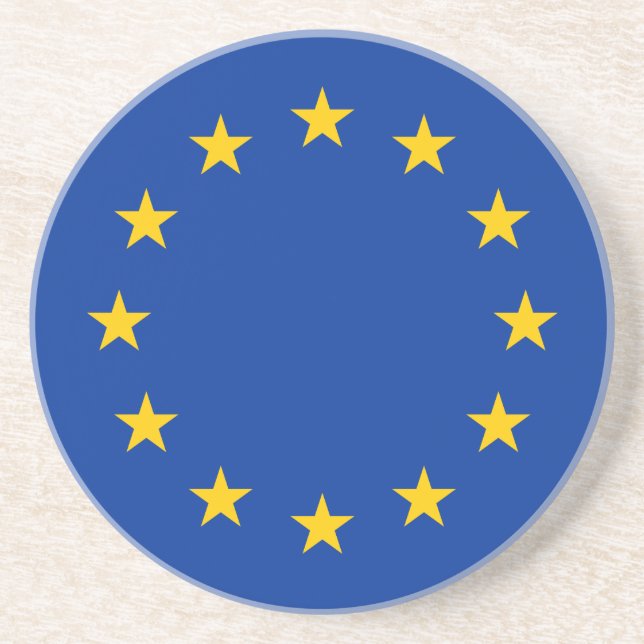 European Union Flag (EU) (Europe) Coaster (Front)